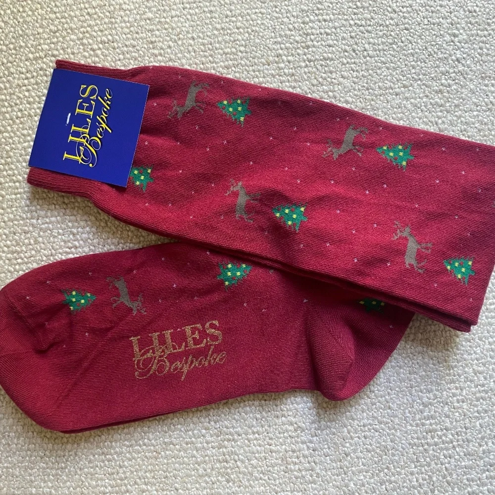 Liles Bespoke Holiday dress socks